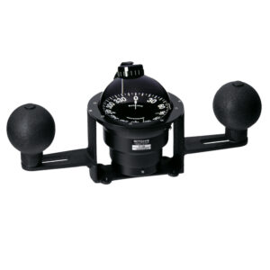 Ritchie YB-500 Globemaster Compass – Yoke Mounted – Black – 5 Degree card – 12V