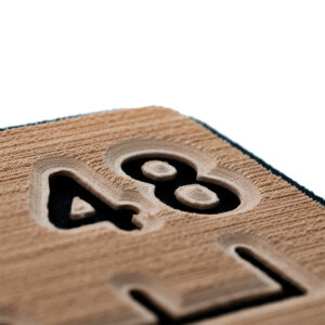 SeaDek 48&rdquo; Routed Ruler – 6mm – Brushed Texture – Mocha/Black