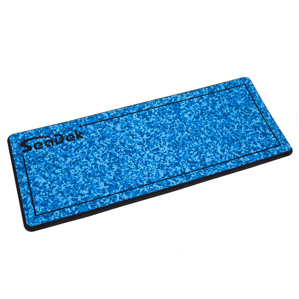 SeaDek 14” x 36″ 20mm Dual Density Small Helm Pad w/SeaDek Logo – Brushed Texture – Aqua Camo/Black (355.6mm x 914.4mm x 20mm) SeaDek 14” x 36″ 20mm Dual Density Small Helm Pad w/SeaDek Logo – Brushed Texture – Aqua Camo/Black (355.6mm x 914.4mm x 20mm)