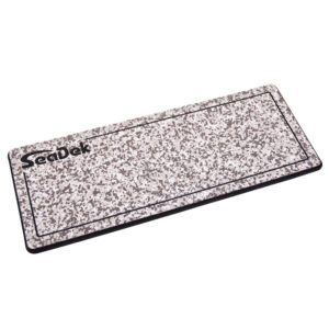 SeaDek 16&rdquo; x 39″ 20mm Dual Density Large Helm Pad w/SeaDek Logo – Brushed Texture – Snow Camo/Black (406.4mm x 990.6mm x 20mm)