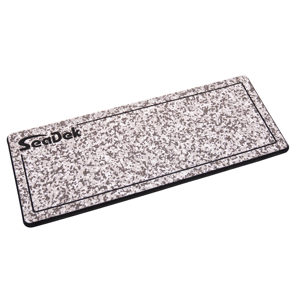SeaDek 16” x 39″ 20mm Dual Density Large Helm Pad w/SeaDek Logo – Brushed Texture – Snow Camo/Black (406.4mm x 990.6mm x 20mm) SeaDek 16” x 39″ 20mm Dual Density Large Helm Pad w/SeaDek Logo – Brushed Texture – Snow Camo/Black (406.4mm x 990.6mm x 20mm)