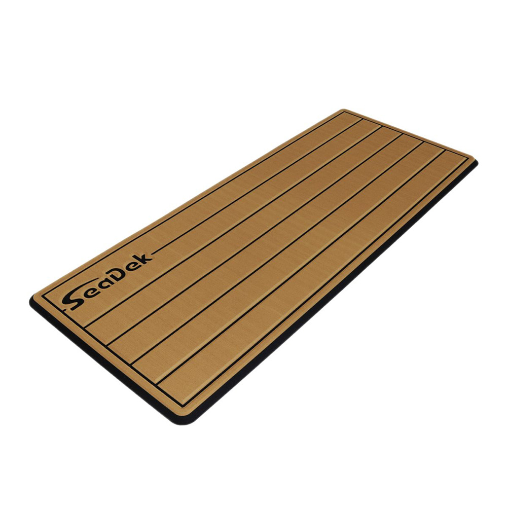 SeaDek 14” x 36″ 20mm Dual Density Small Teak Helm Pad w/SeaDek Logo – Brushed Texture – Mocha/Black (355.6mm x 914.4mm x 20mm) SeaDek 14” x 36″ 20mm Dual Density Small Teak Helm Pad w/SeaDek Logo – Brushed Texture – Mocha/Black (355.6mm x 914.4mm x 20mm)
