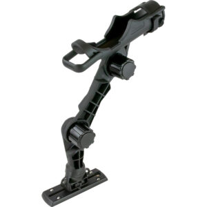 Sea-Dog Triple Threat&trade; Rod Holder – Track Mount Base w/6″ Extension