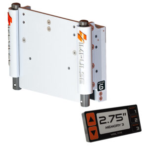 IMPULSE 6″ Set Back Electric Jack Plate w/Smart Control – White Cerakote