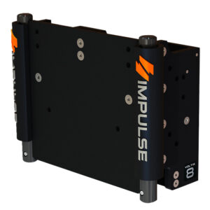 IMPULSE 8″ Set Back Electric Jack Plate w/Standard Control – Black Anodize