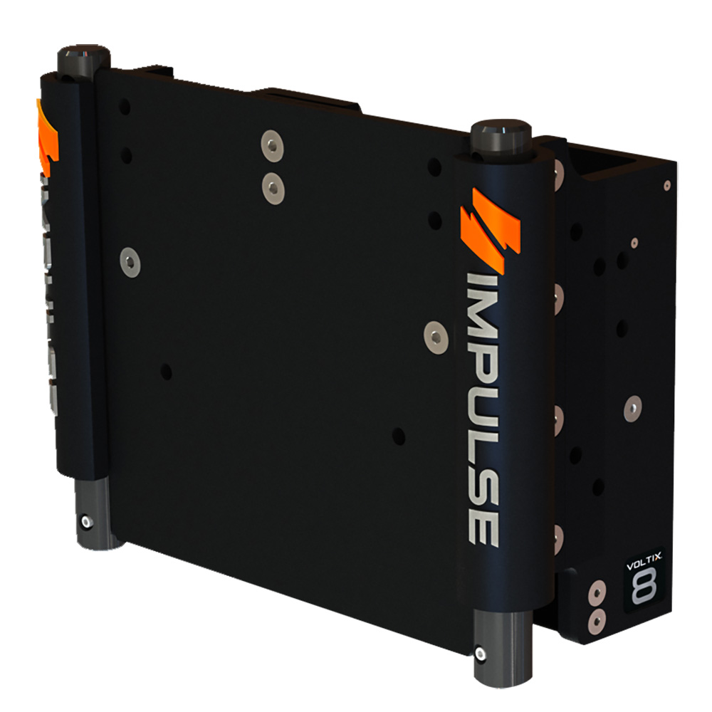 IMPULSE 8″ Set Back Electric Jack Plate w/Standard Control – Black Anodize IMPULSE 8″ Set Back Electric Jack Plate w/Standard Control – Black Anodize