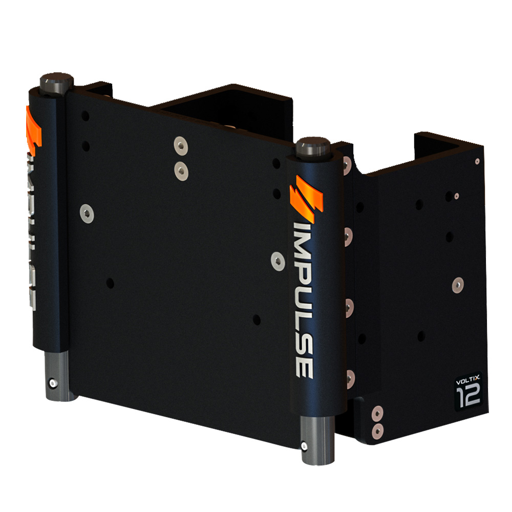 IMPULSE 12″ Set Back Electric Jack Plate w/Standard Control – Black Anodize IMPULSE 12″ Set Back Electric Jack Plate w/Standard Control – Black Anodize