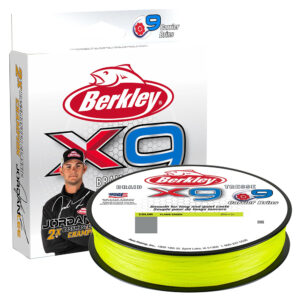Berkley x9 Flame Green Braid – 80lb – 295 yds – X9B33080-GG
