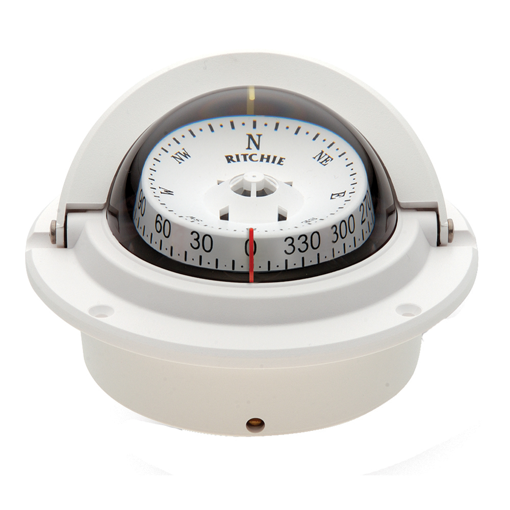 Ritchie F-83W Voyager Compass – Flush Mount – White Ritchie F-83W Voyager Compass – Flush Mount – White
