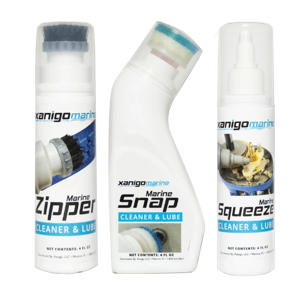 Xanigo Marine 3-Piece Marine Zipper & Snap Lube Set Xanigo Marine 3-Piece Marine Zipper & Snap Lube Set