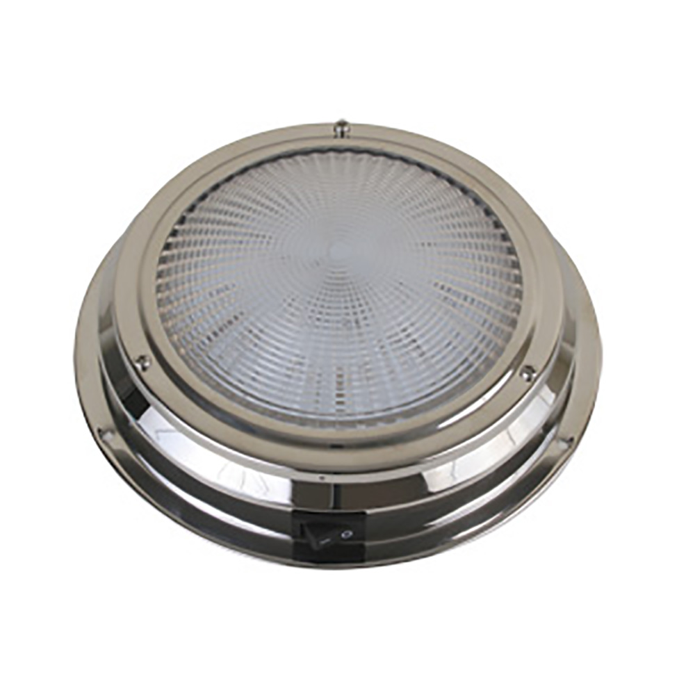 Scandvik LED Dome Light – Traditional – Stainless Steel – 5.5″ – 12V Scandvik LED Dome Light – Traditional – Stainless Steel – 5.5″ – 12V