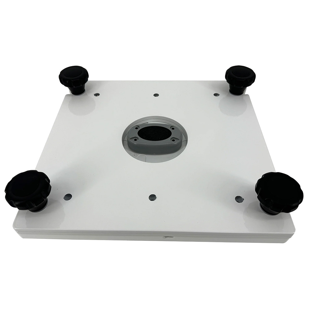 Seaview Removable Base f/Pedestal Mounts w/10×10 Base Plate – White Seaview Removable Base f/Pedestal Mounts w/10×10 Base Plate – White