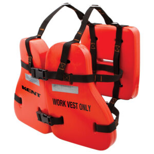 Kent Type V Vinyl Dip Work Vest – Oversized – Fits Chest Size 42&rdquo;- 68&rdquo;