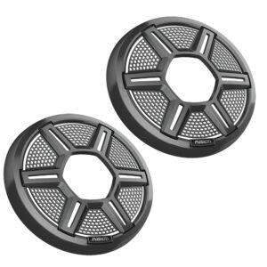 Fusion Apollo&trade; 6.5″ Shielded Grey Speaker Grilles (Pair)