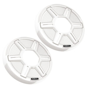 Fusion Apollo&trade; 6.5″ Shielded White Speaker Grilles (Pair)