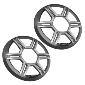 Fusion Apollo&trade; 6.5″ Sports Grey Speaker Grilles (Pair)