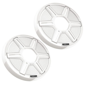 Fusion Apollo&trade; 7.7″ Shielded White Speaker Grilles (Pair)