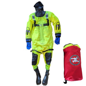 First Watch RS-1008 Ice Rescue Suit Hi-Vis Yellow – Jumbo (Built to Fit Over 6′)