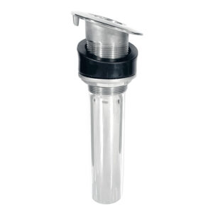 Tigress 9″ 15-Degree Rod Holder – Screwless – Stainless Steel