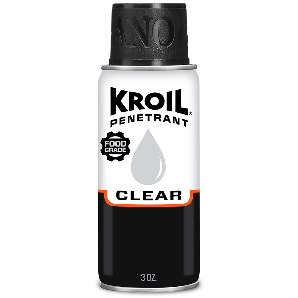 Kroil Clear Food Grade Penetrating Oil – Aerosol – 3oz Can Kroil Clear Food Grade Penetrating Oil – Aerosol – 3oz Can