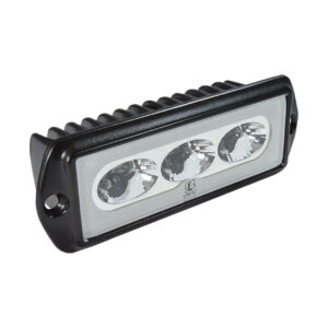Lumitec CapriLT Flush Mount LED Flood Light – White Non-Dimming – Black Housing