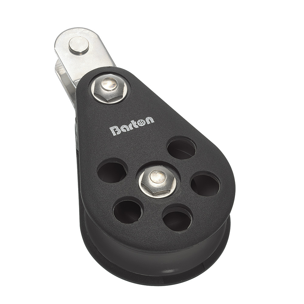 Barton Marine Size 5 54mm Plain Bearing Pulley Block Single Double Tang Barton Marine Size 5 54mm Plain Bearing Pulley Block Single Double Tang