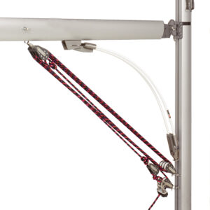 Barton Marine Boomstrut &ndash; Silver/White f/Boats Up To 20′