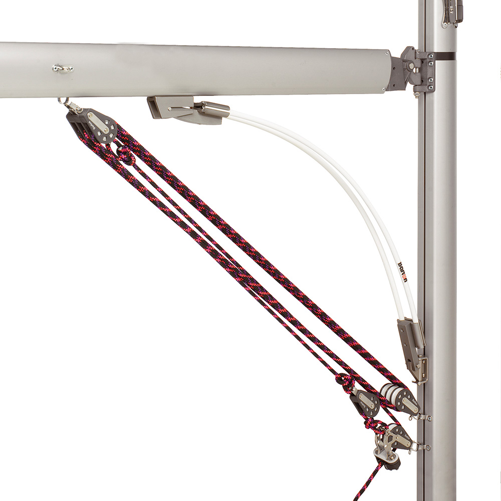 Barton Marine Boomstrut – Silver/White f/Boats Up To 20′ Barton Marine Boomstrut – Silver/White f/Boats Up To 20′