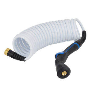 HoseCoil Skipper Spray System w/20′ 3/8″ Hose – White