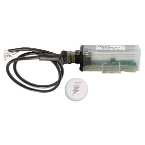TALOS Remote Housing Lightning Detection System w/20′ Cable – White Round Indicator w/Translucent Housing