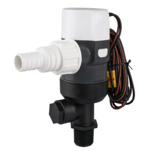 Commodore 1100 GPH Vertical Livewell Pump – Short – 12V