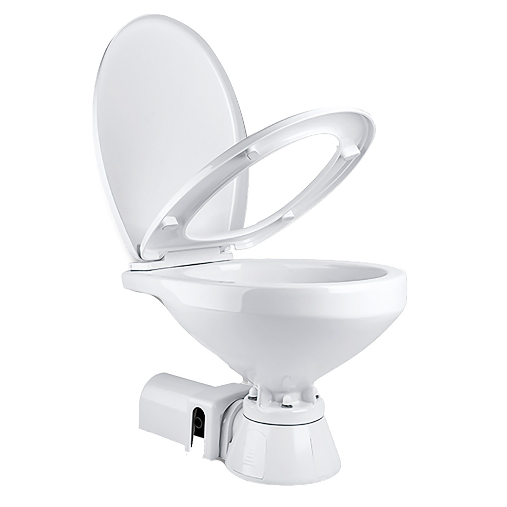 Commodore Electric Marine Toilet – Rear Macerator – Regular Size Commodore Electric Marine Toilet – Rear Macerator – Regular Size