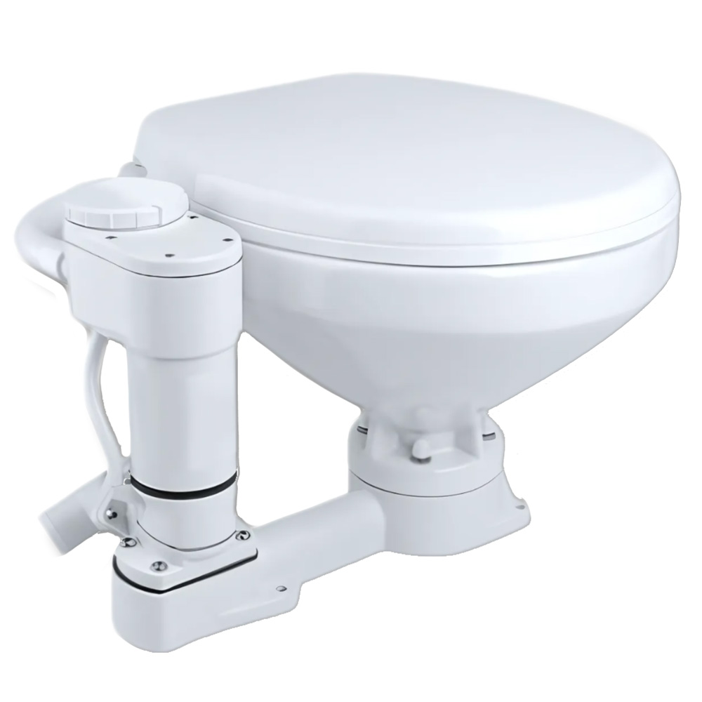 Commodore Electric Marine Toilet – Twist Flush – Regular Size Commodore Electric Marine Toilet – Twist Flush – Regular Size