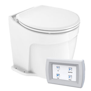 Commodore Deluxe Flush Electric Toilet w/Solenoid Valve – Fresh Water Pump