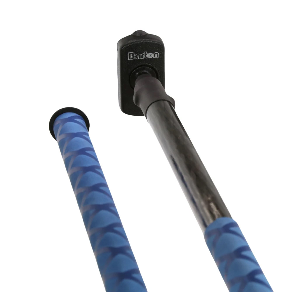 Barton Tiller Extension 900mm Carbon Fiber – Blue Soft Grip Barton Tiller Extension 900mm Carbon Fiber – Blue Soft Grip