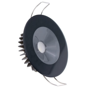 Lumitec Illusion Flush Mount LED Down Light – Spectrum RGBW – Cool White – Black Housing