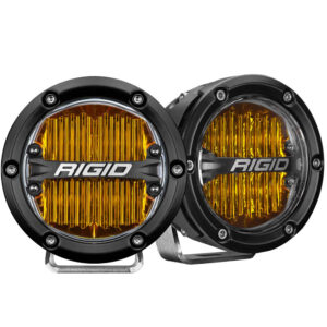 RIGID Industries 360-Series 4″ LED SAE Fog Beam – Yellow – Set of 2