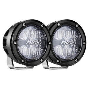 RIGID Industries 360-Series RGBW 4″ Offroad Lamp Drive Beam w/RGBW Backlight Pods – Set of 2