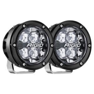 RIGID Industries 360-Series RGBW 4″ Offroad Spot Beam w/RGBW Backlight Pods – Set of 2