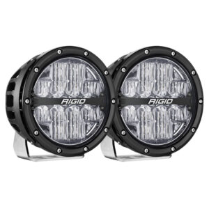 RIGID Industries 360-Series RGBW 6″ Offroad Lamp Drive Beam w/RGBW Backlight Pods – Set of 2