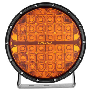 RIGID Industries 360-Series Amber Pro 9″ Offroad Spot Beam w/Amber Backlight Pod – Single