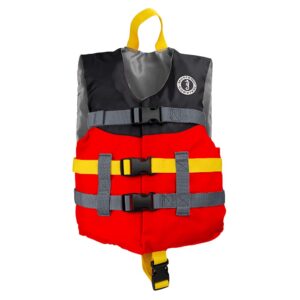 Mustang Child Livery Foam Vest – Red/Black