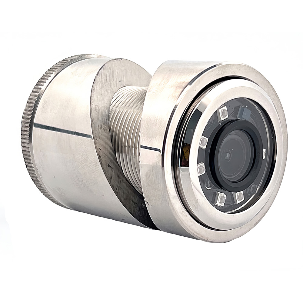 Iris 3MP Compact 316L Stainless Steel Thru-Hull/Panel IP Camera – 3.6mm Lens Iris 3MP Compact 316L Stainless Steel Thru-Hull/Panel IP Camera – 3.6mm Lens