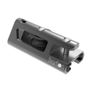Barton 32mm End Stop & Becket Genoa Car Track – Black