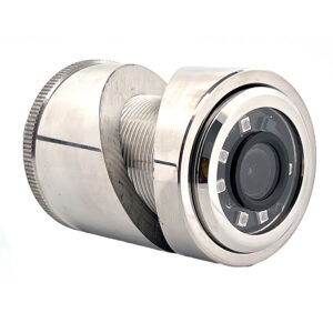 Iris 3MP Compact 316L Stainless Steel Thru-Hull/Panel IP Camera – 2.8mm Lens