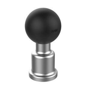 RAM Mount RAM&reg; Aluminum Pin-Lock Ball Adapter w/1/4″-20 Female Thread – C Size