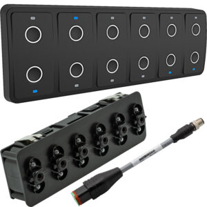 Maretron CKM12 Keypad w/CKM to NMEA 2000&reg; Adapter Cable – 0.2M