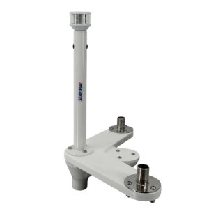 Seaview Triple Mount Adapter w/C5 Certified LED Light 12″ Post & Threaded 1″-14 Thread Bases f/GPS Units