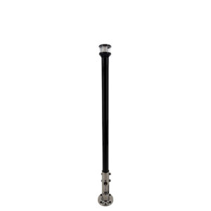 Seaview 12″ Manually Folding Light Post w/316 Stainless Steel Base & LTBLED12C5 Navigation Light – Black