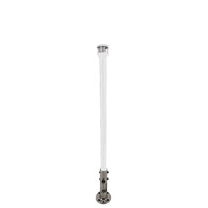 Seaview 12″ Manually Folding Light Post w/316 Stainless Steel Base & LTBLED12C5 Navigation Light – White